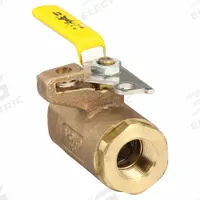 APOLLO Manual Two-Way Ball Valve: 3/4 in, Bronze, Straight, FNPT x FNPT, 600 psi Max. Pressure (CWP) (MPN 75-104-01). Key specifications — Brand: APOLLO; Handle: Locking Lever.