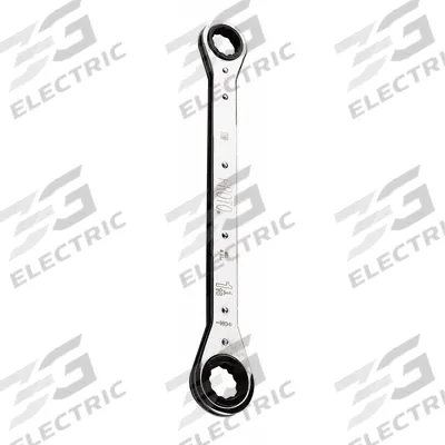 PROTO Box End Wrench: Chrome, 1 1/4 in_1 1/8 in Head Size, 15 in Overall Lg - SAE, Double End, 12-Point, Ratcheting Box End Wrenches