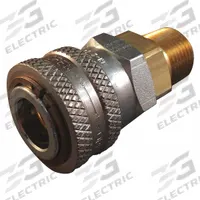 HANSEN Hydraulic Quick Connect Hose Coupling: 3/8 in Coupling Size, Steel, 183.97 lpm Max. Flow Rate (MPN 3R15). Key specifications — Body Material: Steel; Seal Material: Nitrile; Brand: HANSEN.