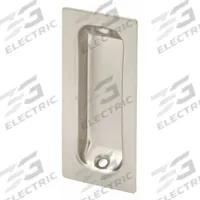 PRIME-LINE Tray Pull: Unthreaded Holes, Brass, Silver, Tray, 3 1/4 in Overall Lg, 1 PR (MPN N 7342). Key specifications — Mounting Type: Unthreaded Holes; Brand: PRIME-LINE; Color: Silver; Finish: Polished Brass; Material Family: Brass.
