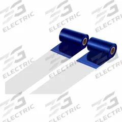 THERMAL TRANSFER RIBBON: Zebra, 4.33 in Ribbon Wd, 1,476 ft Ribbon Lg, 1 in Core Dia., Blue (MPN RZ4331476WR-Tr-Blue). Key specifications — Color: Blue.