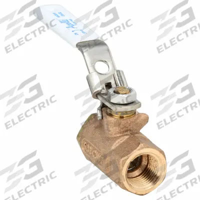 APOLLO Manual Two-Way Ball Valve: 1/2 in Size, Bronze, Straight, FNPT x FNPT - Bronze Ball Valves