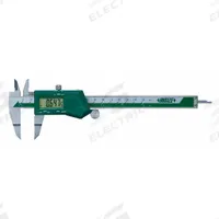 INSIZE Blade Jaw Digital Caliper: 0 in to 8 in /0 mm to 200 mm, Cabled, +/-0.0012 in Accuracy (MPN 1188-200A). Key specifications — attr1184461: +/-0.0012 in; attr1184462: 0.0005 in/0.01 mm; attr1184471: Outside; attr1184472: Knife Edge; attr1184496: INSIZE.