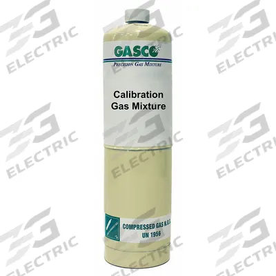 GASCO Calibration Gas: Air, Disposable, +/-5% Accuracy, CO2, Calibration Gas - Calibration Gases for Portable Gas Detectors