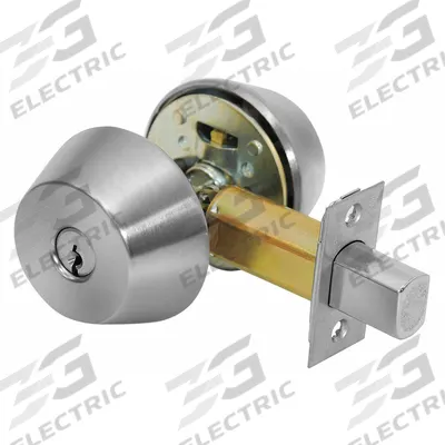 CORBIN RUSSWIN Deadbolt Lock: Cylindrical, 2 1/4 in Door Thick - Max - Standard Cylindrical Deadbolts