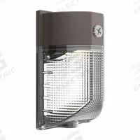 LED Residential Wall Pack: LED, 4,100 lm, 3000K/4000K/5000K, 30 W, 120 to 277V AC, Type IV (MPN RWP30-SCT-G1-10-BZ). Key specifications — Housing Color: Bronze; Color Temperature: 5000K.