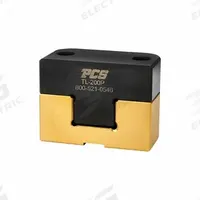 PCS Mold Lock: Black and Gold, Tool Steel, Hardened, Precision Ground, Melonite Male Finish, A-2 (MPN TL-250P). Key specifications — attr1132714: Hardened; attr1132723: Precision Ground; attr1132725: Tool Steel; attr1110851: PCS; attr1090448: TL-250P.