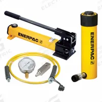 ENERPAC Cylinder and Hand Pump Set: 25 ton Cylinder Nominal Capacity, 2 in Cylinder Stroke, RC252 (MPN SCR252H). Key specifications — attr96781: HC7206; attr96779: RC252; attr96780: P392; attr98877: ENERPAC.