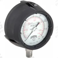WINTERS Process Pressure Gauge: 0 psi to 160 psi, White, 4 1/2 in Dial, 1/2 in NPT Male, Bottom, PPC (MPN PPC5065G-SG45). Key specifications — Brand: WINTERS; Pointer Color: Black; Accuracy: ±0.5%; Dial Color: White; Gauge Wetted Parts: Stainless Steel; Case Material: Phenolic; Vibration Resistance Properties: Liquid-Filled; Pressure Range: 0 psi to 160 psi.