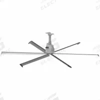 SKYBLADE Ceiling Fan: 31,523 cfm Airflow, 8 ft Blade Dia, Variable Speeds, 230V AC, Three Phase (MPN GPROP-0824-623-3). Key specifications — Voltage: 230V AC; Light Kit: No; Series: GPROP; Number of Speeds: Variable; Phase: Three; Current: 2.6 A; Brand: SKYBLADE.