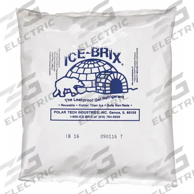 POLAR TECH Freezer Pack: 32 oz Wt, 8 in Lg, 8 in Wd - Freezer Packs