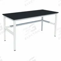Heavy Duty Table: 24 in Overall Wd, 36 in Overall Ht, 6 ft Overall Lg, Phenolic, Petal White, Steel (MPN GRHD-7224-AP-2). Key specifications — Brand: INSTOCK; Countertop Material: Phenolic; Height Range: 30 in to 36 in.