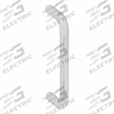 MONROE PMP Pull Handle: Weld-On, Stainless Steel, Silver - Load-Rated Weldable Standard "U" Pull Handles