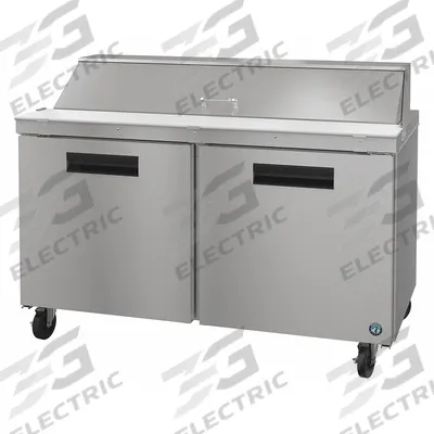 HOSHIZAKI Worktop Refrigerator: 14.8 cu ft, 44 1/4 in Ht, 31 in Dp - Refrigerated Prep Tables