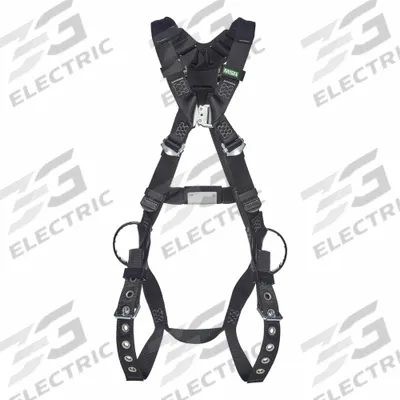 MSA Fall Protection Harnesses: Arc Flash, Gen Use/Welding, Vest Harness - Arc-Flash Rated Vest-Style Harnesses for Positioning