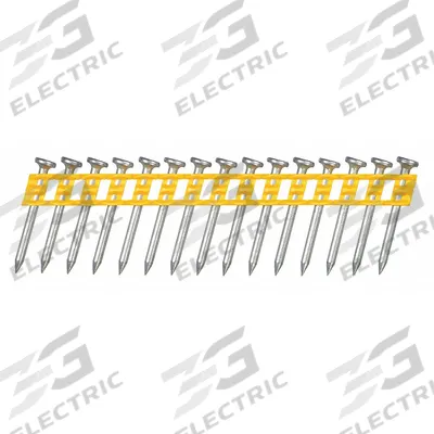 DEWALT Concrete Nails,1 1/4" L,PK1000: Concrete Nails, Flat, Smooth, 1 1/4 in Overall Lg - Collated Concrete Nails