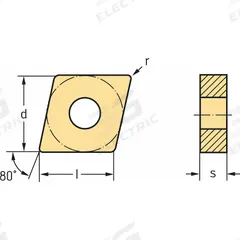 WALTER Diamond Turning Insert: CNMG433-MK5 WKK20S, CNMG120412-MK5 WKK20S (MPN 6121040). Key specifications — attr257732: CNMG433-MK5 WKK20S; attr257733: CNMG120412-MK5 WKK20S.