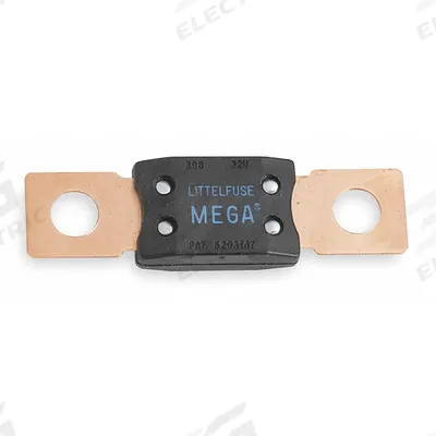 LITTELFUSE Automotive Fuse: 298 Series, Two-Hole, Bolt-On, Time-Delay, 175 A - Two-Bolt-Hole Time-Delay Fuses