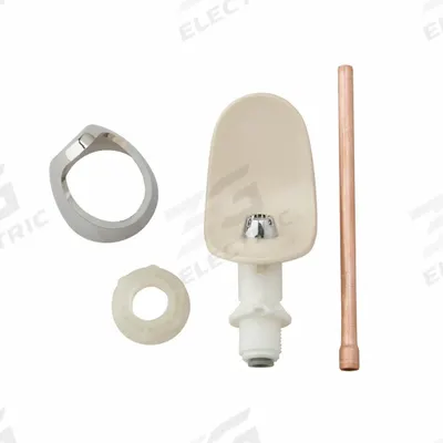 ELKAY Drinking Fountain Head: Chrome Cover/Copper Tube/Retaining Nut (MPN 92715c) - Bubblers & Glass Filler Spouts