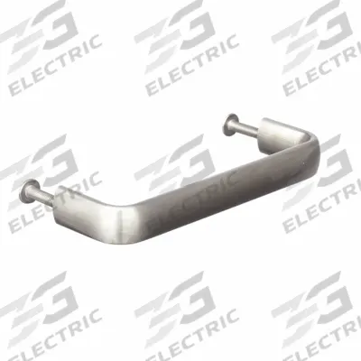 SUGATSUNE Pull Handle: Threaded Holes, Stainless Steel, Silver, #6-32 Screw Size - Standard Pull Handles