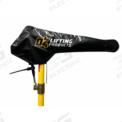 OZ LIFTING PRODUCTS Davit Crane Cover: Polyester, 26 in Overall Ht - Covers for Davit Cranes