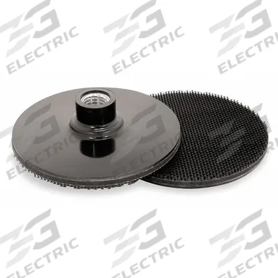 ARC ABRASIVES Hook-and-Loop Disc Backup Pad: 6 in Dia, 5/8"-11 Internal-Thread - Internal-Thread Sanding Disc Backing Pads