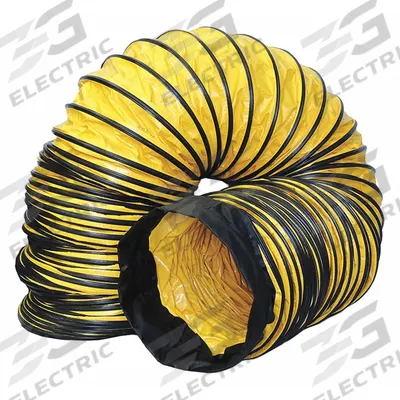AMERIC Ventilation Duct: 20 in Dia, 25 ft Lg, For Use With VAF8000A, Yellow - Ducts for Confined Spaces