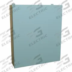 HAMMOND Enclosure: Steel, 42 in x 36 in x 9 in, NEMA 12, w/Panel, Solid Cover, Hinged (MPN 1418JP9). Key specifications — Brand: HAMMOND; Closure Method: Screws; Knockouts: Not Included.