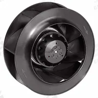 EBM-PAPST Motorized Impeller: 756 cfm Airflow @ 0.000 in SP, Permanent Split Capacitor, 230V AC (MPN R2E225-RC66-16). Key specifications — Mounting Orientation: Universal; Nameplate Voltage: 230V AC; Brand: EBM-PAPST.