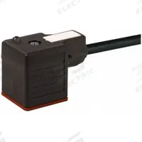 MURRELEKTRONIK Cordset: DIN Form A Female Right Angle x Bare Wire, 1.5 m Cable Lg, PUR, Black (MPN 7072-18031-7540150). Key specifications — Wire Size: 18 AWG; Brand: MURRELEKTRONIK; Cable Jacket Color: Black; IP Rating: IP65.