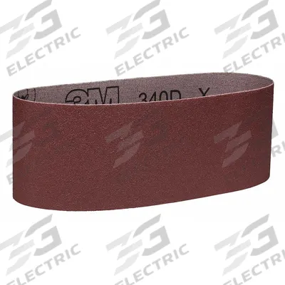 3M Sanding Belt: 3 in W x 18 in L, Aluminum Oxide, 80 Grit, X Wt Cloth Backing - General Purpose Sanding Belts for Wood & Soft Metals