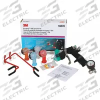3M HVLP Spray Gun: HVLP, 1/2 in to 12 in, 1/4 in Air Inlet Size, Paints, BSP/NPS, Composite (MPN 16578). Key specifications — Brand: 3M; Air Consumption: 12.01 cfm @ 20.3 psi; Air Inlet Type: NPS; Compatible Fluid Type: Paints; Includes: Air Control Valve; Material: Composite.