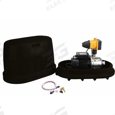BUSHMAN Harvesting Pump Kit: Black, Black, 115V, 1 hp Horsepower - Rain Harvesting Pumps and Kits