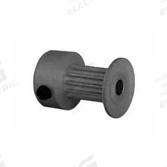 DAYTON Timing Pulley: Modified Curvilinear, Fixed, For GT Timing Belt Section, For 9 mm Belt Wd (MPN 12-2P09M6CA3). Key specifications — Brand: DAYTON; Finish: Clear Anodized; For Belt Series: Powerhouse®.