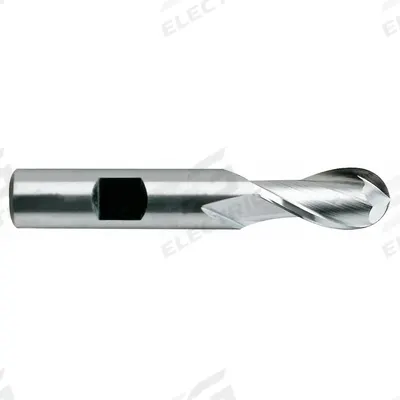 YG-1 Ball End Mill: High Speed Steel, 2 Flute, 1-3/8" Mill Dia, 1-5/8" LOC - General Purpose High-Speed Steel Ball End Mills