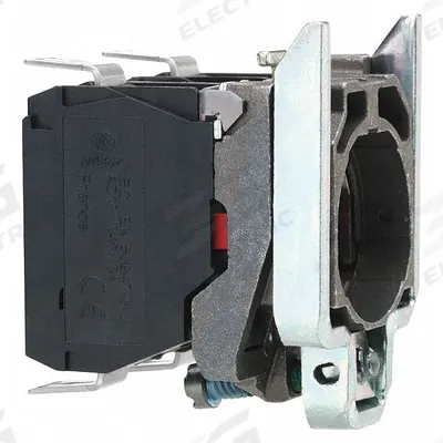 SCHNEIDER Contact Block: 22 mm Panel Mounting Size, 1NO, Momentary, ZB4 Series - Contact Blocks
