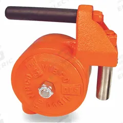VIBCO Pneumatic Vibrator: 1,000 lbf, 4,500 vpm, 1/2 in NPT, VSP, 77 dBA, Cast Iron, Continuous (MPN VSP-510). Key specifications — attr671163: 77 dBA; attr671170: 1,000 lbf @ 80 psi; attr671165: 4500 vpm @ 80 psi; attr671184: 1/2 in; attr671185: NPT; attr671175: VIBCO.