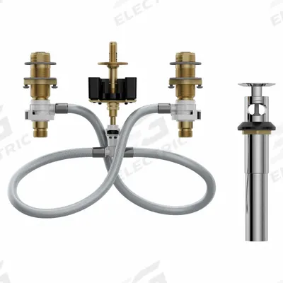MOEN Valve Repair Kit: For Moen Series, Use with Hot/Cold Water, Brass, Brass - Faucet Mixing Valves