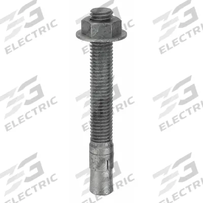 MKT FASTENING Wedge Anchor: 4 1/4 in Overall Lg, 1/2 in Dia, 1/2"-13 Thread Size, Steel - Steel Wedge Anchors