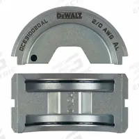 DEWALT Die Set: For DCE310, U-Die, 2/0 AWG Aluminum U-Die (MPN DCE310020AL). Key specifications — attr534228: U-Die; attr534229: DCE310; attr551983: Die Set; attr551985: 2/0 AWG Aluminum U-Die.