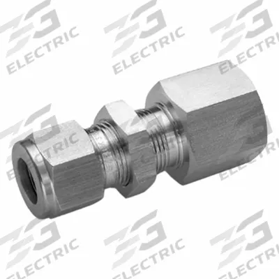 HAM-LET Compression Fitting Adapter: 3/4 in OD x 3/4 in Pipe Fitting Size - Double-Ferrule Stainless Steel Fittings