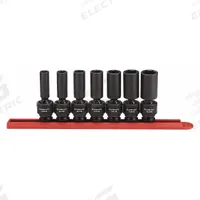 GEARWRENCH Socket Set: 3/8 in Drive Size, Small Set (0-50 pieces) Set Size, 7 Pieces, (7) 6-Point (MPN 84923N). Key specifications — attr1204251: GEARWRENCH; attr1215453: 3/8 in; attr1215454: 3/8 in to 3/4 in; attr1224229: Friction.