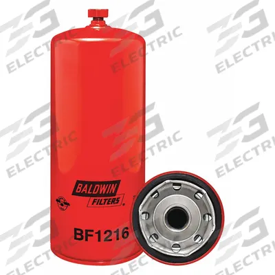 BALDWIN FILTERS Fuel Filter: Spin-On, 4 11/16 in Outside Dia, 1 1/4"-12 Thread Size - Spin-On Fuel Filters