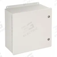 HOFFMAN Enclosure: Steel, 8 in x 6 in x 6 in, NEMA 12/4, Solid Cover, Hinged (MPN A8066CHFL). Key specifications — Closure Method: 1/4-Turn Latch; Brand: HOFFMAN; Knockouts: Not Included.