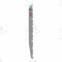 MILWAUKEE Reciprocating Saw Blade: 5 Teeth per Inch, 9 in Blade Lg, 0.2 in Blade Thick, Tapered Back (MPN 48-00-1304). Key specifications — attr1109198: 5; attr1109200: Flexible for Curved Cuts; attr1109201: Tapered; attr1109209: MILWAUKEE.