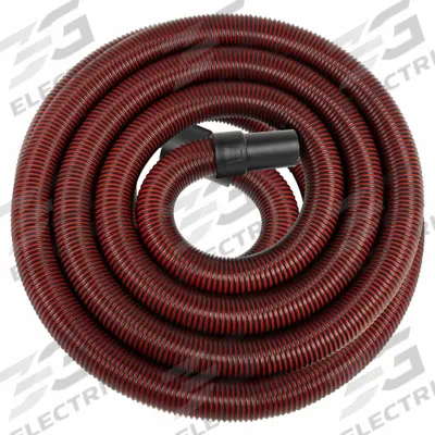 DAYTON Vacuum Hose: 1 7/8 in Hose Dia, 25 ft Hose Lg, Plastic - Crush-Resistant Vacuum Hoses