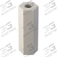 APPROVED VENDOR Spacer: #6 Screw Size, 3/4 in Overall Lg, Hex, Nylon, Plain, Nylon, 6/6 Nylon, 10 PK (MPN 35HSP009). Key specifications — Color: White; Brand: APPROVED VENDOR.