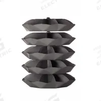 DURHAM MFG Revolving Storage Bin: 57 1/2 in x 44 in, 5 Levels, Scoop Bottom, 10 Bins per Level (MPN 1535-95). Key specifications — Includes: Hardware; Brand: DURHAM MFG.