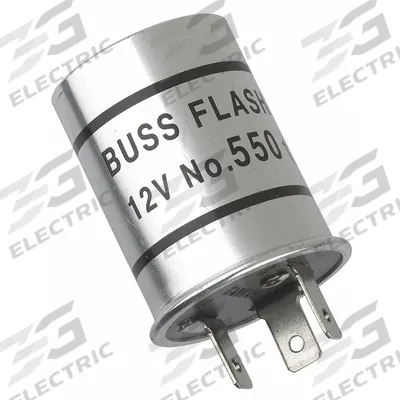BUSSMANN Automotive Flasher: 12V DC, 2 to 6, 3 Terminals, Flasher Relay - Flasher Relays