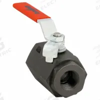 DYNAQUIP CONTROLS Manual Two-Way Ball Valve: 1 in, Carbon Steel, Straight, FNPT x FNPT, Two-Piece (MPN VLE2.AK 1"). Key specifications — Brand: DYNAQUIP CONTROLS; Handle: Lever.
